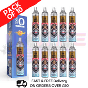Blueberry Sour Raspberry - AROMA KING 7000 Puff (0MG) Pack Of 10 - UK Vape World