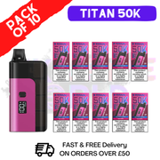 Blueberry Sour Razz Titan X 50000 Puff Pod Kit Box Of 10 - ukvapeworld