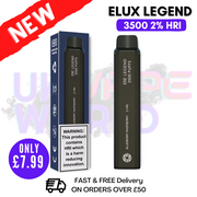 Shop Elux Legend 3500 Puff Blueberry raspberry 2% HRI - UK Vape World