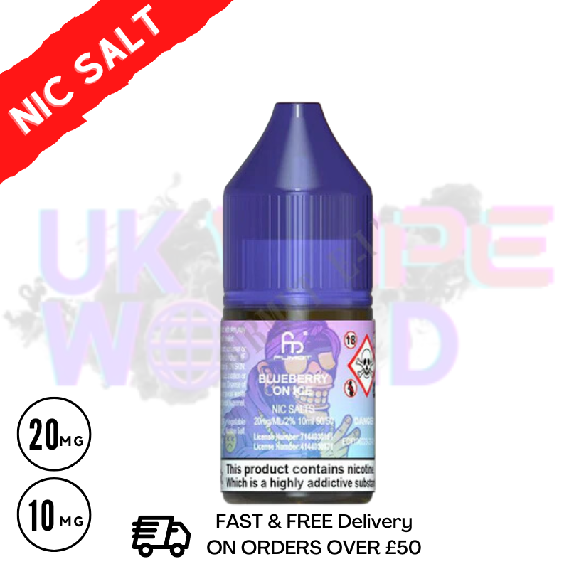 Blueberry on Ice RandM Tornado 7000 Nic Salt 10ML E Liqid