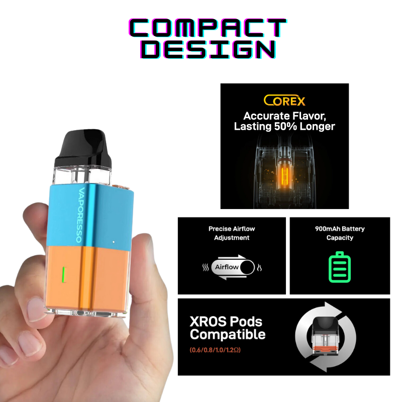 Bondi Blue Xros Cube Refillable Pod Vape Kit