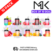 Box Of 10 MK Bar Mini 600 Vape - UK Vape World
