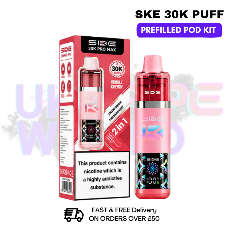 Bubble Cherry SKE 30K Prefilled Kit - Any 2 For £20 - UK Vapeworld
