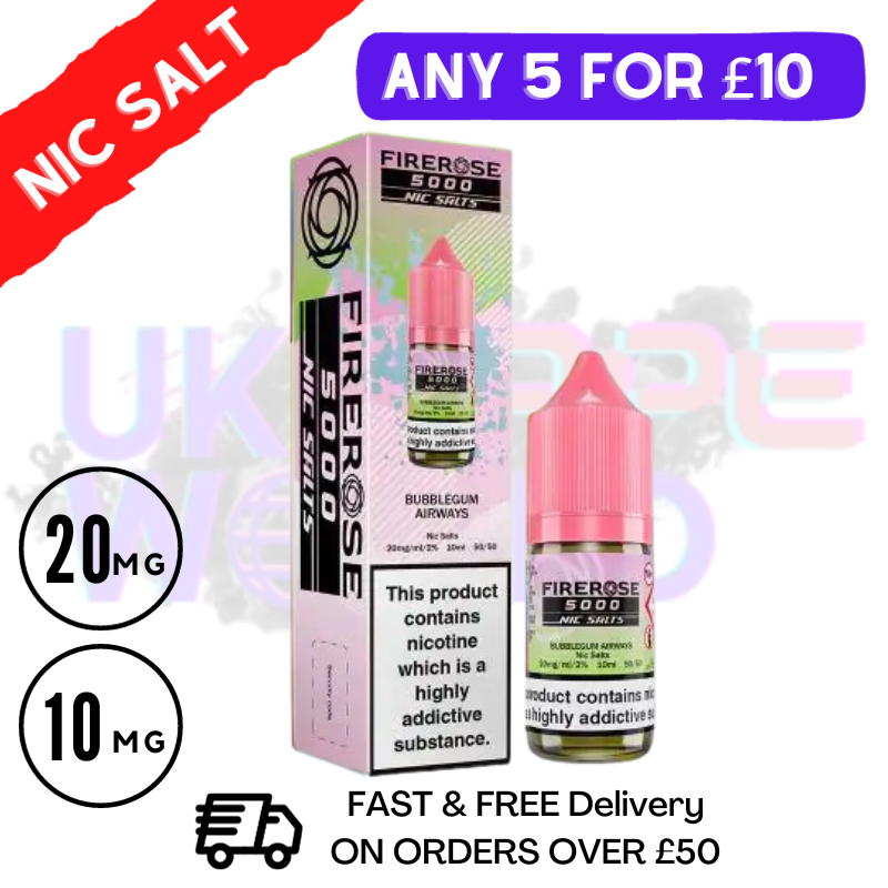 Shop Blueberry Pomegrante - Firerose 5000 Nic Salt E-Liquids - UK Vape World