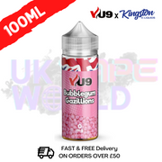 Bubblegum Gazillions Shortfill Juice 100ML Eliquid - VU9 x Kingston - UK Vape World