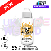 Shop The Lancashire Creamery Butterscotch Ice cream Deluxe Eliquid 100ml - UK Vape World