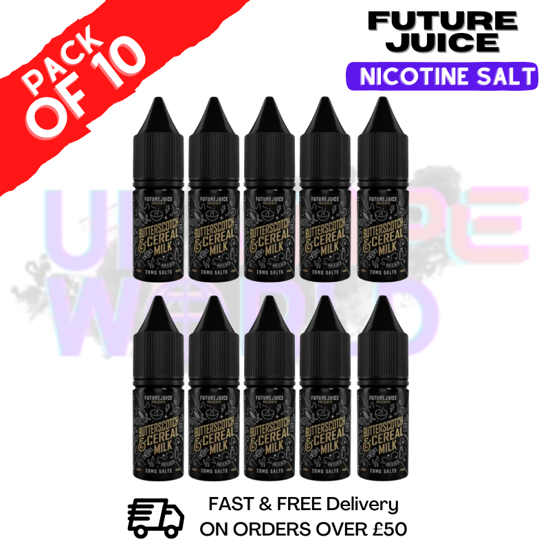 Butterscotch Cereal Milk Future Juice Nic Salt Box Of 10