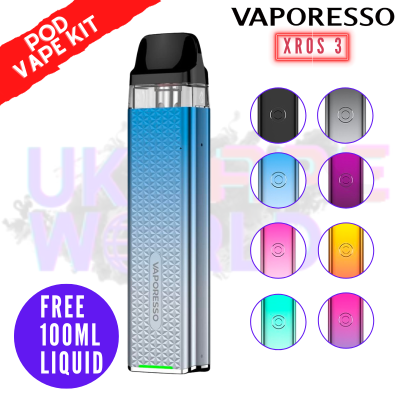 Vaporesso Xros 3 Pod Vape Kit - UK Vape World