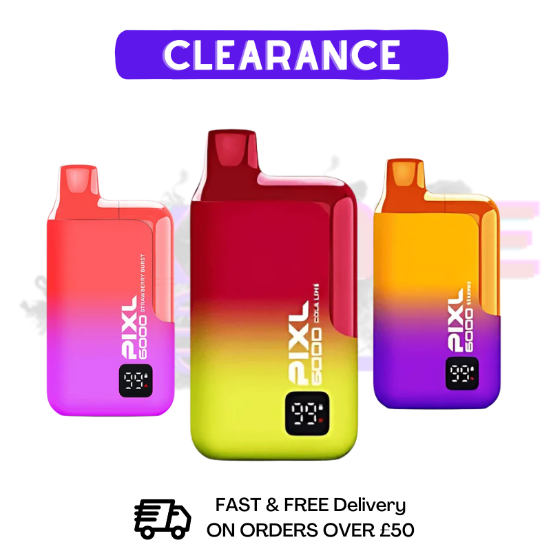 Pixl 6000 6K Puff Disposable Bar CLEARANCE - MIXED BOX OF 5