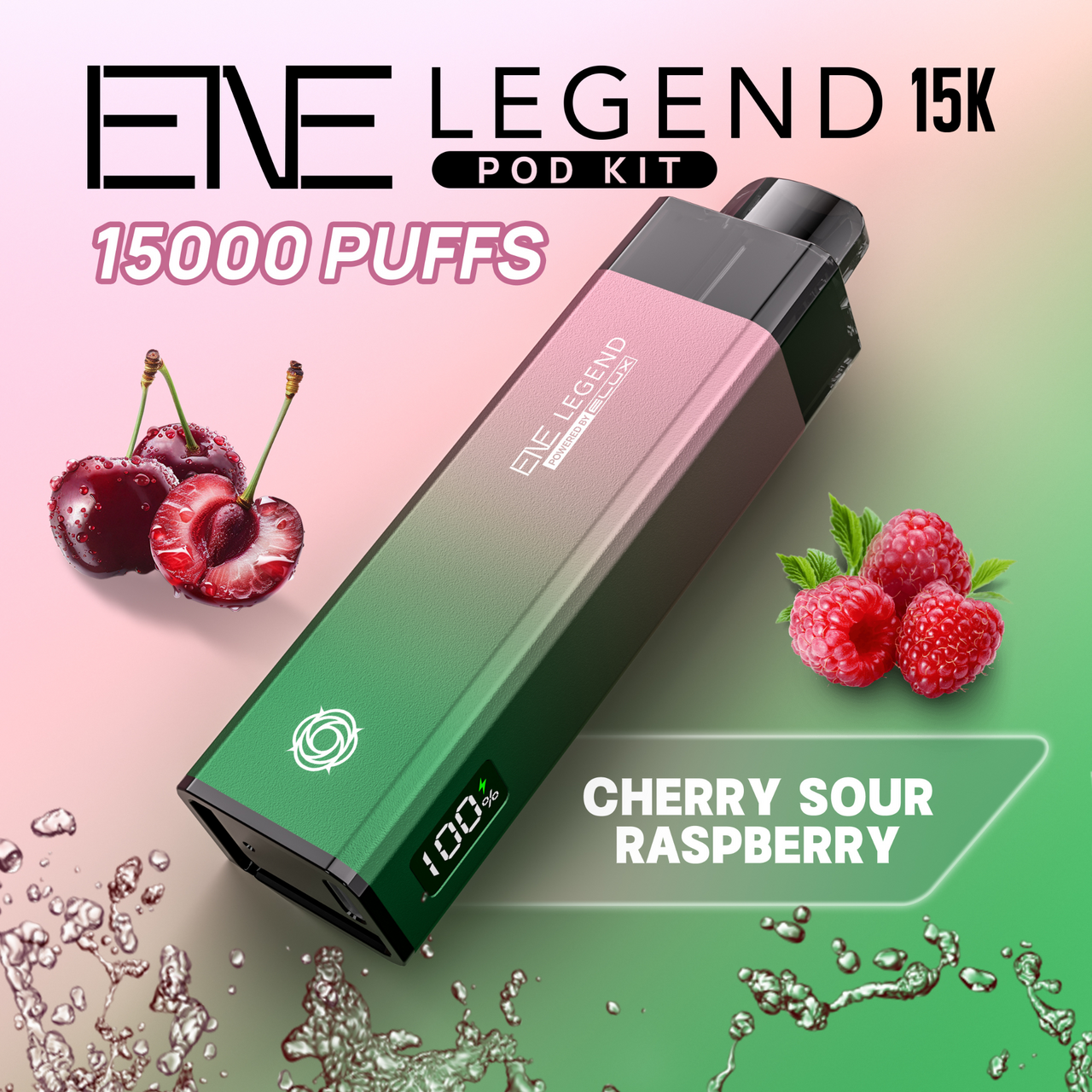 Cherry Sour Raspberry Elux Legend 15K Puff Prefilled Pod Kit - £7.99 - ukvapeworld