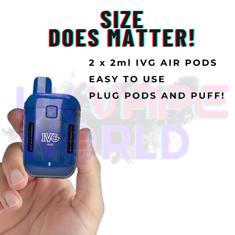 IVG Air 2 in 1 Black Edition Prefilled Pod Kit - ONLY 7 IVG Air 2 in 1 Black Edition Prefilled Pod Kit - ONLY 7