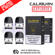 Shop Uwell Caliburn Explorer Replacement Pods – (2 x Pack of 2) - UK Vape World