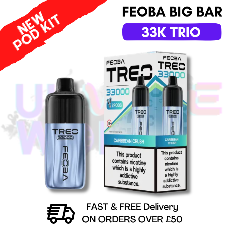 Caribbean Crush Feoba Treo 33K Puff Pod Kit -ukvapeworld