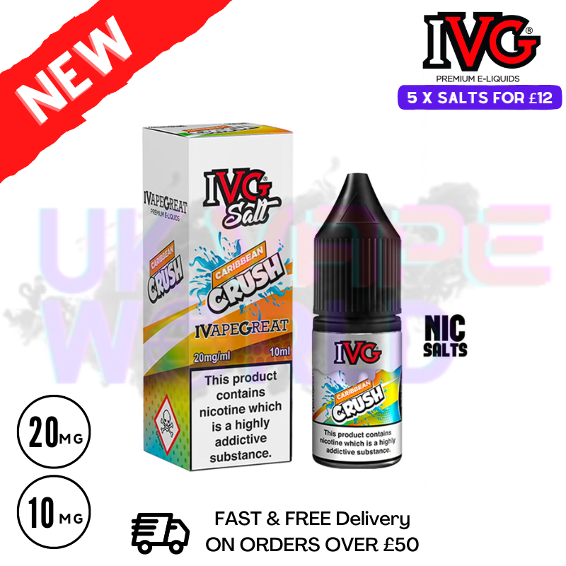 Caribbean Crush IVG Salt 10ml Nic Eliquid
