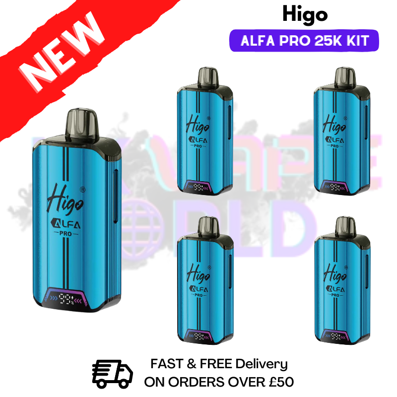 Cherry Berry Higo Alfa Pro 25K Prefilled Pod Kit Box of 5 - ukvapeworld