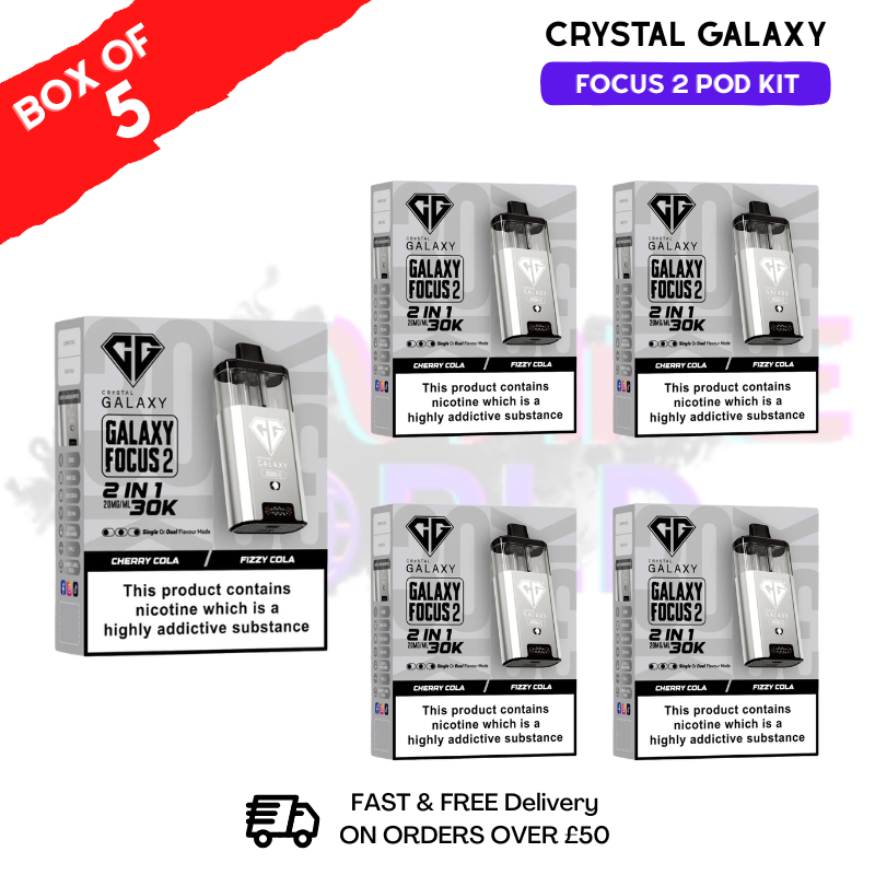 Cherry Cola Crystal Galaxy 30K Kits Box Of 5