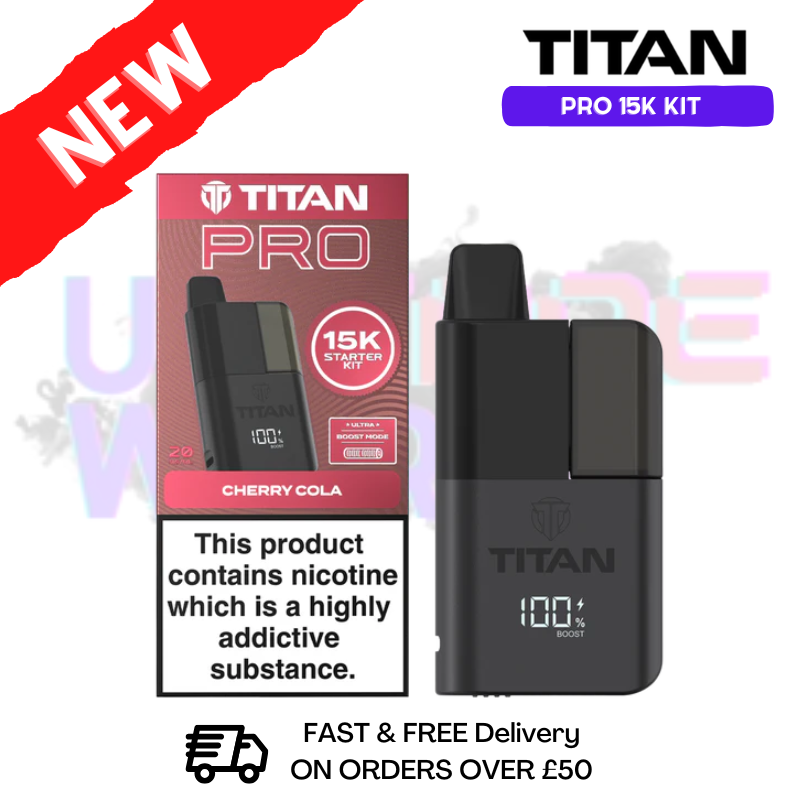Cherry Cola Titan Pro 15K Pod Kit - ukvapeworld
