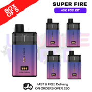 Pink Edition SuperFire 60K Ultra Fusion Box Of 5 - ukvapeworld