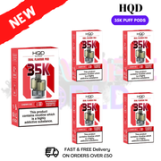Cherry ICE HQD Glow Air 35K Prefilled Pods Box Of 5 - ukvapeworld