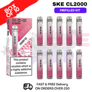 Cherry ICE SKE CL2000 Kits Box Of 10 - £39.99 - ukvapeworld