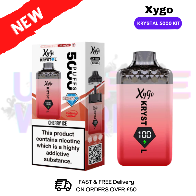 Cherry Ice Xygo Krystal 5000 Pod Kit  - Only £6.39 - ukvapeworld