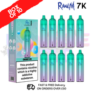 Cherry Ice RandM 7000 Puff T7000 Box Of 10 - ukvapeworld