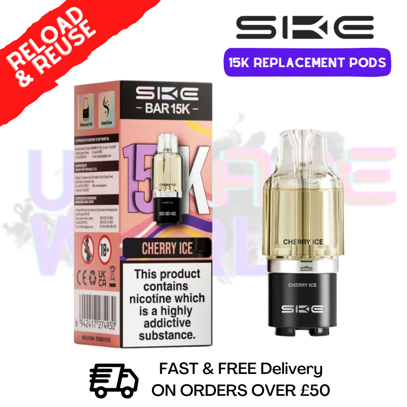 Cherry Ice SKE 15K Replacement POD - £6.99 - ukvapeworld