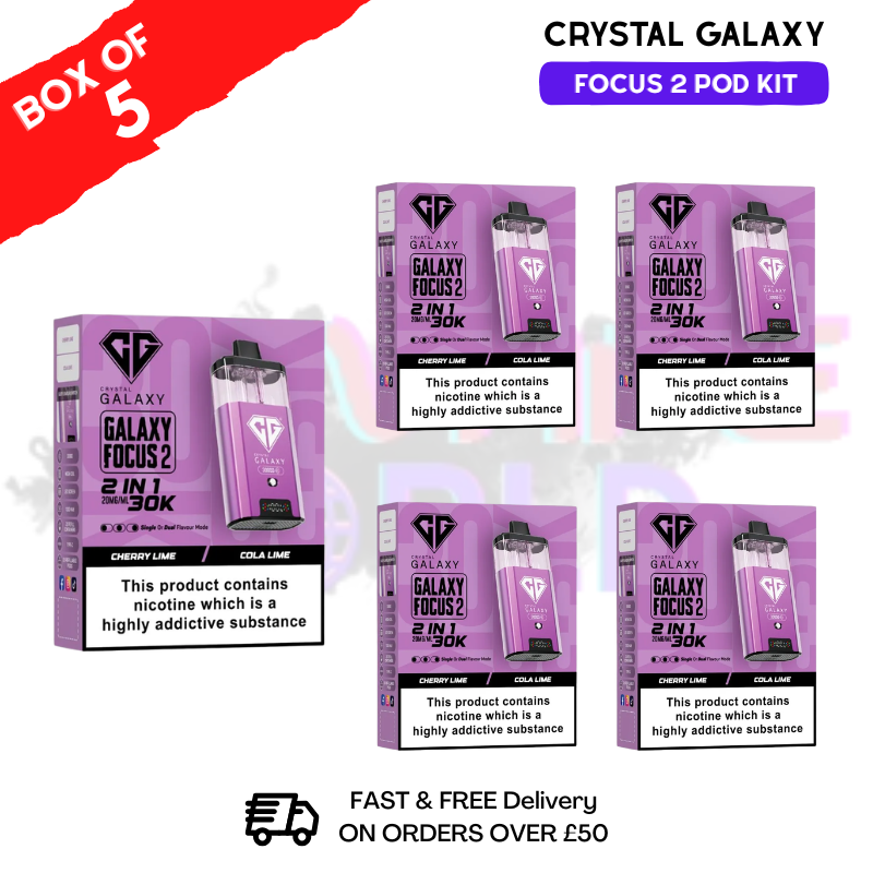 Cherry Lime Crystal Galaxy 30K Kits Box Of 5