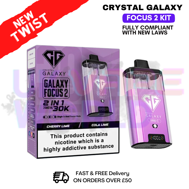 shop Cherry Lime Crystal Galaxy 30K Focus 2 Puff Kit - ukvapeworld