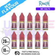 Cherry Lychee RandM Tornado 7000 Nic Salt BOX OF 10