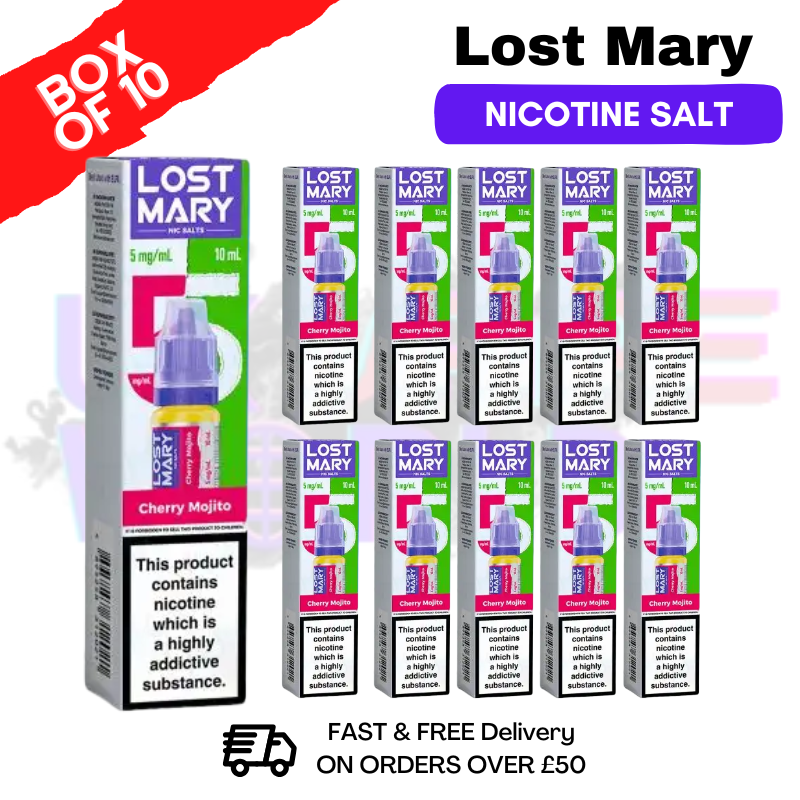 Cherry Mojito Lost Mary Nic Salt BOX OF 10 - ukvapeworld