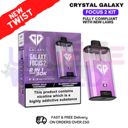 shop Cherry Sour Raspberry Crystal Galaxy 30K Focus 2 Puff Kit - ukvapeworld