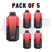 Box Of 5 Strawberry Watermelon Bubblegum Elux CyberOver 6000 6K Kit - UK Vape World