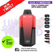 Shop Strawberry Raspberry Cherry Elux CyberOver 6000 Puff 6K Kit - UK Vape World