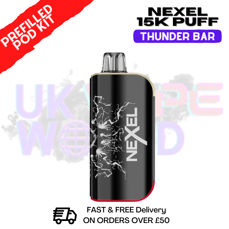 Cherry Sour Raspberry Nexel 15K Thunder Prefilled Pod Kit - ukvapeworld