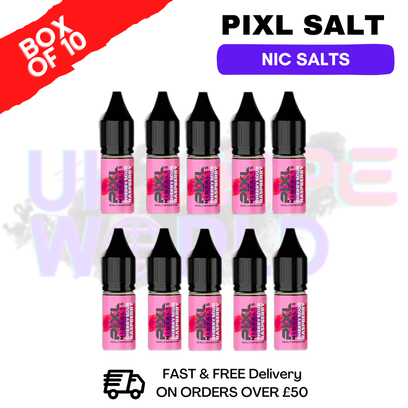 Cherry Sour Raspberry Pixl Nic Salt Box Of 10