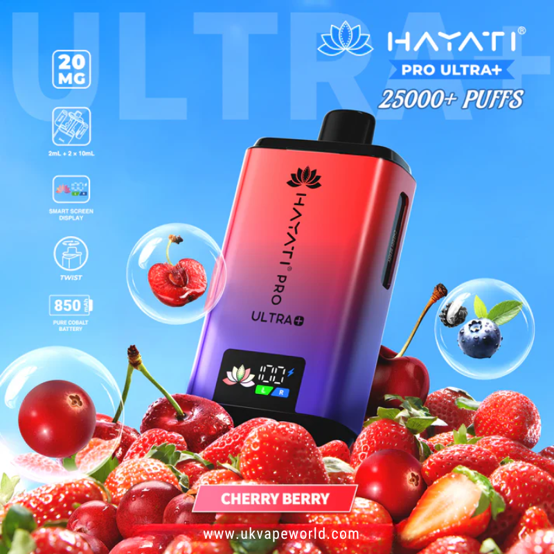 Cherry Berry Hayati Pro Ultra Plus 25000 Prefilled Pod Kit