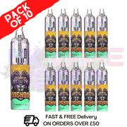 CHERRY COLA NEW - Tornado 7000 Puff Bar R and M Pack Of 10 Vape Pen - UK Vape World