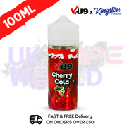 Cherry Cola Shortfill Juice 100ML Eliquid - VU9 x Kingston - UK Vape World