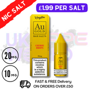 Shop Cherry Drops By Kingston AU Gold Bar Salt 10ML Nicotine Salt eLiquid - UK Vape World