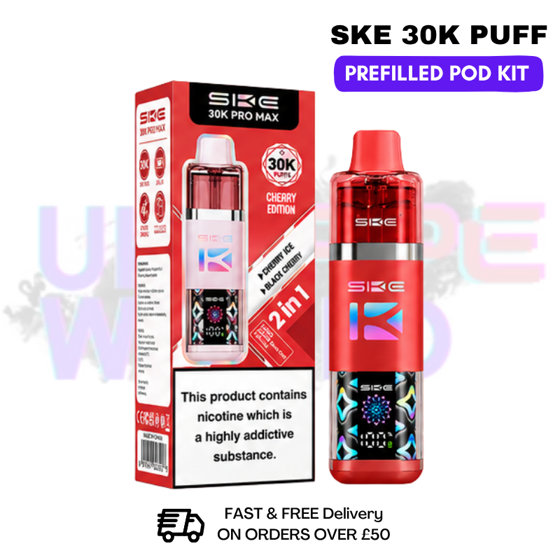 Cherry Edition SKE 30K Pro Max Vape Pen Kit - UK Vapeworld