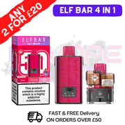 Cherry Edition Elf Bar 4 in 1 Ultra Puff Kit - ukvapeworld