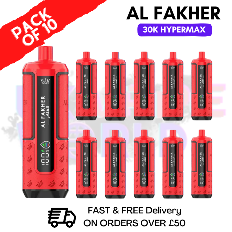 Cherry Fizz AL Fakher 50K Kits Box Of 10 - ukvapeworld