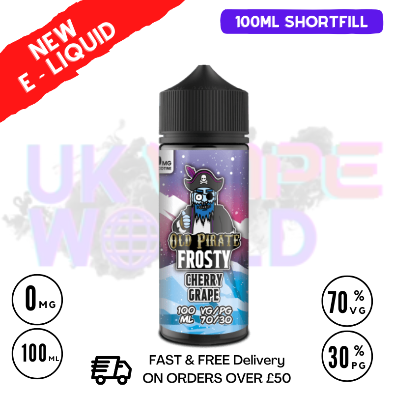 Cherry Grape Old Pirate Frosty 100ML Eliquid Cherry Grape Old Pirate Frosty 100ML Eliquid