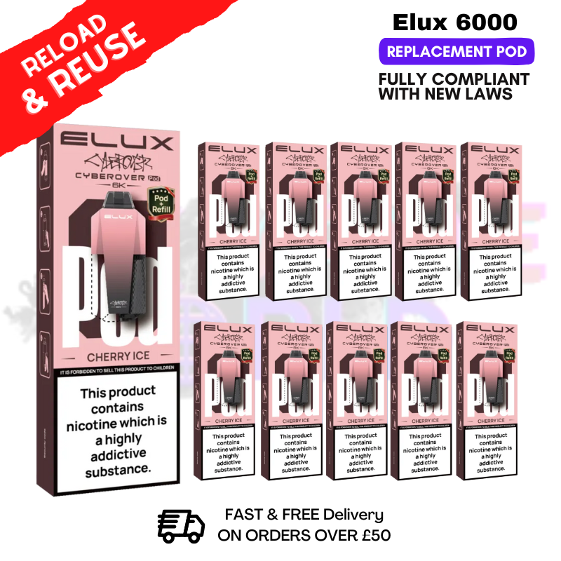 Cherry ICE Elux 6K Replacement Pods Box Of 10