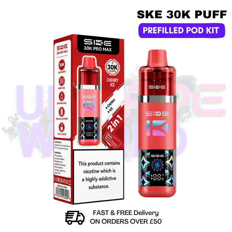 Cherry ICE SKE 30K Prefilled Kit - Any 2 For £20 - UK Vapeworld