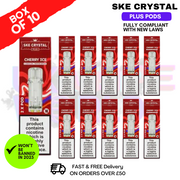 Shop Cherry Ice SKE Crystal Plus Prefilled Pod Box Of 10 - UK Vape World