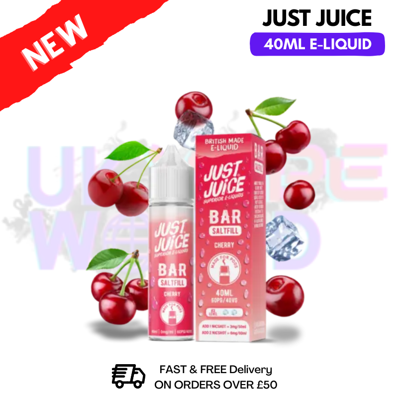 Cherry Just Juice 40ml Saltfill E-Liquid