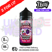 Cherry Sour Raspberry Doozy eJuice Shortfill 100ML Eliquid - UK Vape World