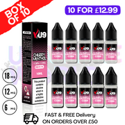 Cherry Menthol E-Liquid Juice 10ml Nic Eliquid - 10 x 10ML Bundle Cherry Menthol E-Liquid Juice 10ml Nic Eliquid - 10 x 10ML Bundle